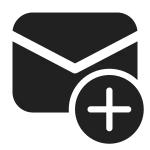 Mail Add SVG Icon